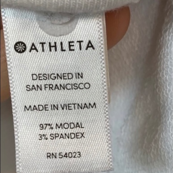 ATHLETA 2018 'Mindsight Vest' Long CYA Sleeveless Top White - Picture 5 of 5